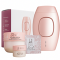 Combo exclusivo con exfoliante corporal 3Q Beauty de 350 ml y dispositivo de depilación láser